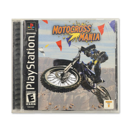 Motocross Mania for Sony PlayStation - Case front cover - Complete in box or case and game.