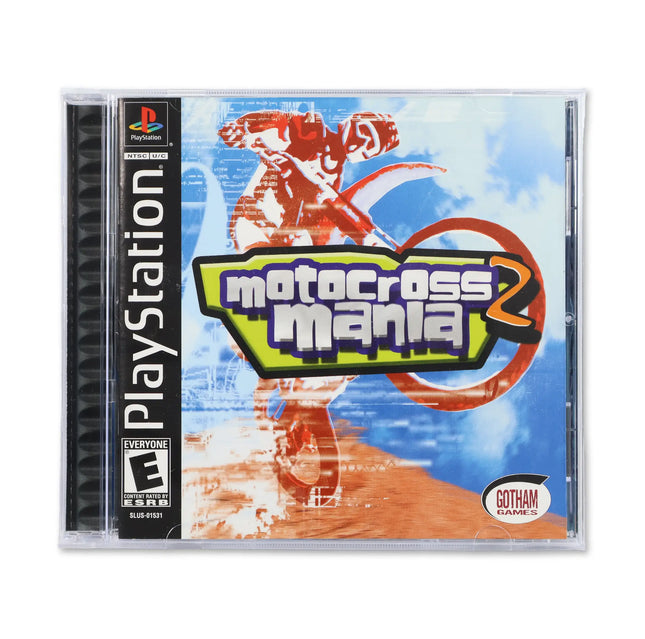 Motocross Mania 2 for Sony PlayStation - Case front cover - Complete in box or case and game.