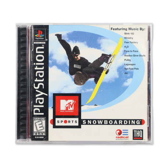 MTV Sports Snowboarding for Sony PlayStation - Case front cover - Complete in box or case and game.