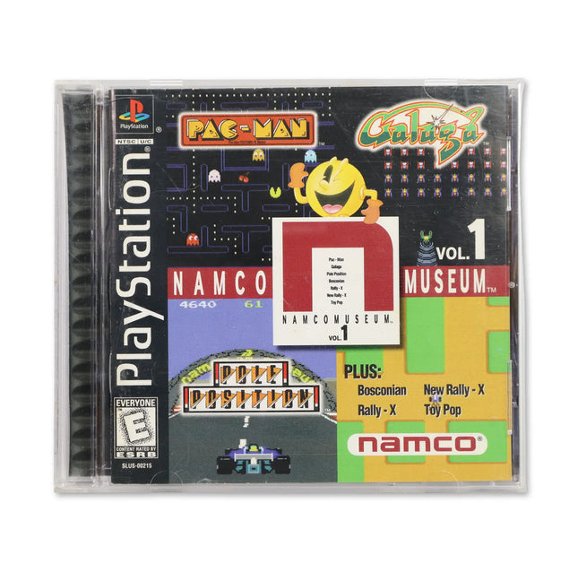 Namco Museum Volume 1 for Sony PlayStation - Case front cover - Complete in box or case and game.