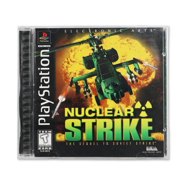 Nuclear Strike for Sony PlayStation - Case front cover - Complete in box or case and game.