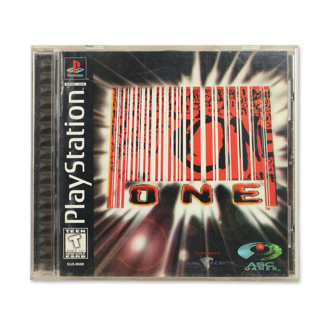 One for Sony PlayStation - Case front cover - Complete in box or case and game.