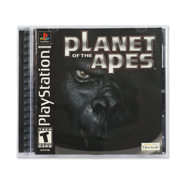 Planet of the Apes for Sony PlayStation - Case front cover - Complete in box or case and game.