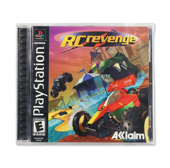 RC Revenge for Sony PlayStation - Case front cover - Complete in box or case and game.