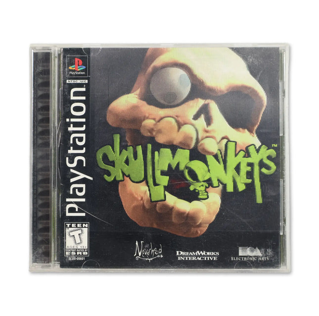 Skullmonkeys for Sony PlayStation - Case front cover - Complete in box or case and game.