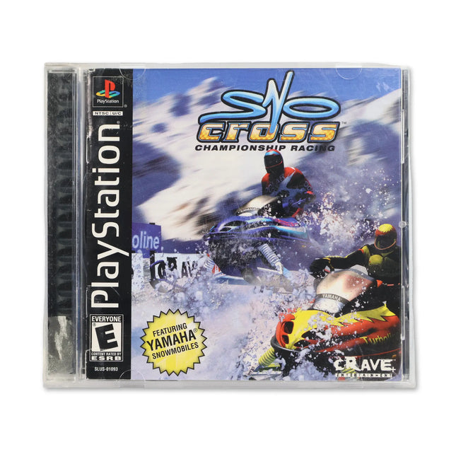 SnoCross Championship Racing for Sony PlayStation - Case front cover - Complete in box or case and game.