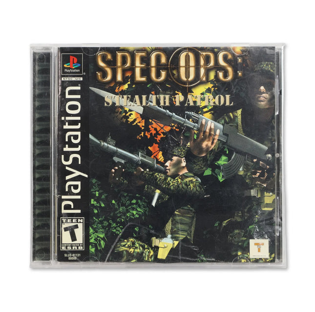Spec Ops Stealth Patrol for Sony PlayStation - Case front cover - Complete in box or case and game.
