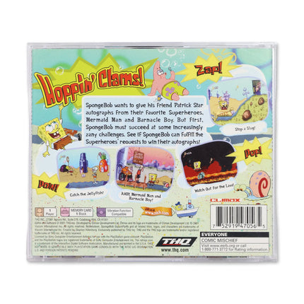 SpongeBob SquarePants Super Sponge for Sony PlayStation - Case back cover - Product gallery.