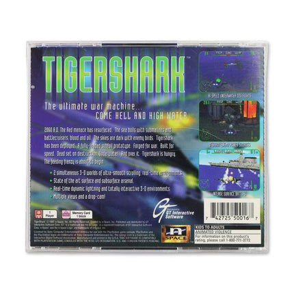 Tiger Shark for Sony PlayStation - Case back cover - Product gallery.
