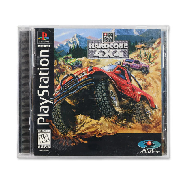 TNN Motorsports Hardcore 4X4 for Sony PlayStation - Case front cover - Complete in box or case and game.