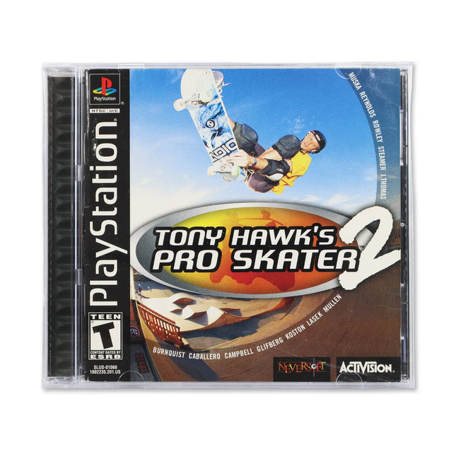 Tony Hawk 2 for Sony PlayStation - Case front cover - Complete in box or case and game.
