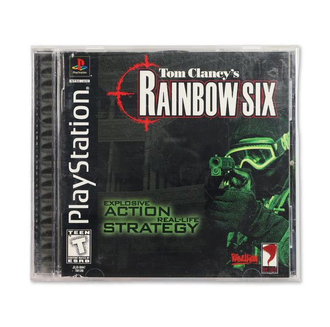 Rainbow Six for Sony PlayStation - Case front cover - Complete in box or case and game.