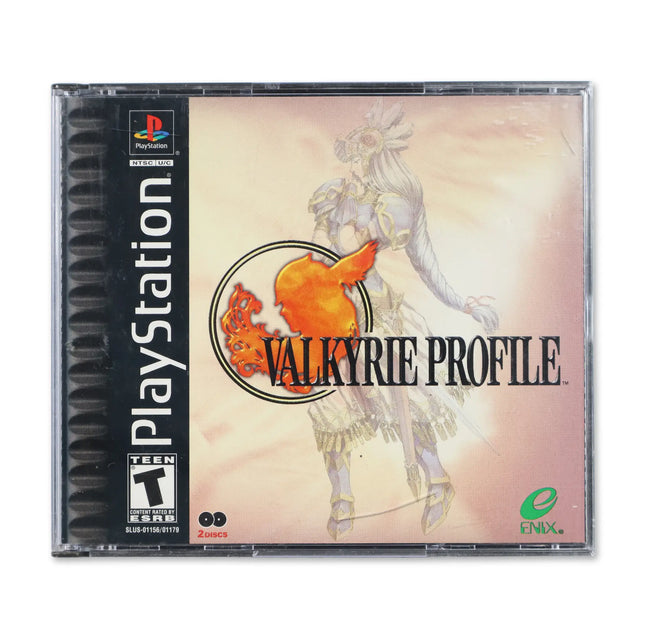 Valkyrie Profile for Sony PlayStation - Case front cover - Complete in box or case and game.