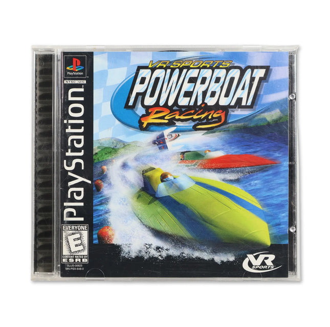 VR Sports Powerboat Racing for Sony PlayStation - Case front cover - Complete in box or case and game.
