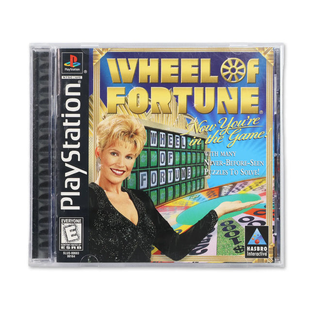 Wheel of Fortune for Sony PlayStation - Case front cover - Complete in box or case and game.