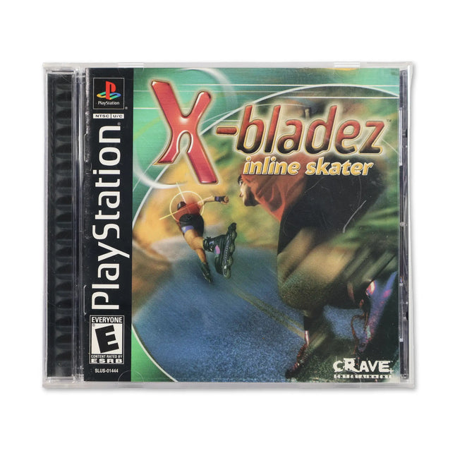 X-Bladez Inline Skater for Sony PlayStation - Case front cover - Complete in box or case and game.