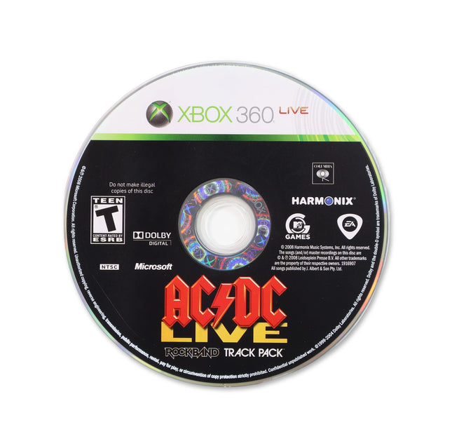 AC/DC Live Rock Band Track Pack