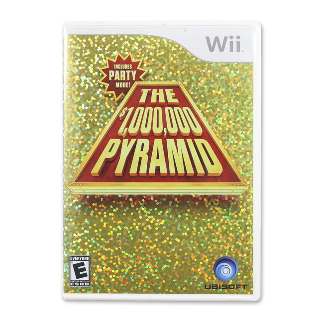The $1,000,000 Pyramid for Nintendo Wii - Case front cover - Complete in box or case and game.