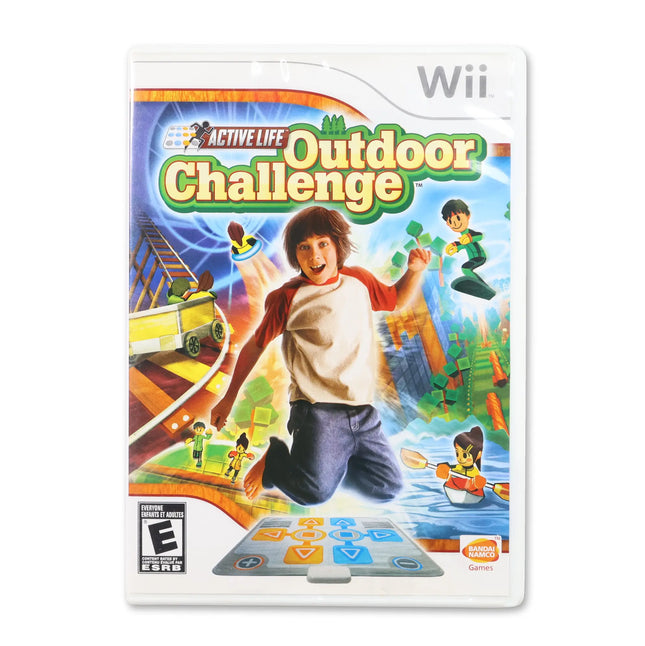 Active Life Outdoor Challenge for Nintendo Wii - Case front cover - Complete in box or case and game.