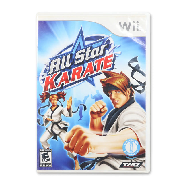 All-Star Karate for Nintendo Wii - Case front cover - Complete in box or case and game.