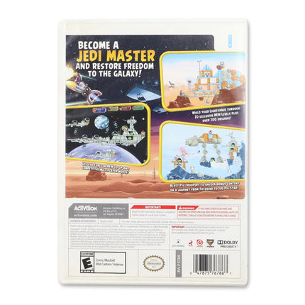 Angry Birds Star Wars for Nintendo Wii - Case back cover - Product gallery.