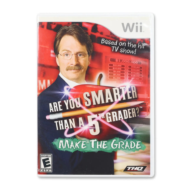 Are You Smarter Than A 5th Grader? Make the Grade for Nintendo Wii - Case front cover - Complete in box or case and game.