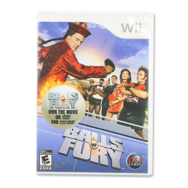 Balls of Fury for Nintendo Wii - Case front cover - Complete in box or case and game.