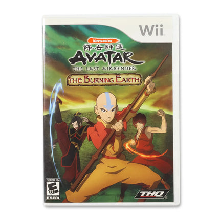Avatar The Burning Earth for Nintendo Wii - Case front cover - Complete in box or case and game.