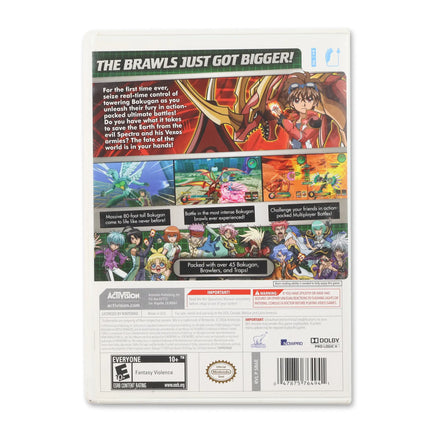 Bakugan: Defenders of the Core for Nintendo Wii - Case back cover - Product gallery.