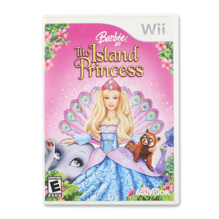 Barbie as the Island Princess for Nintendo Wii - Case front cover - Complete in box or case and game.