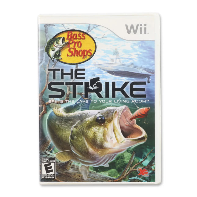 Bass Pro Shops: The Strike for Nintendo Wii - Case front cover - Complete in box or case and game.