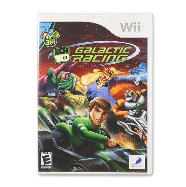Ben 10: Galactic Racing for Nintendo Wii - Case front cover - Complete in box or case and game.
