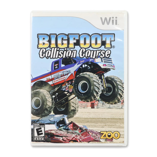 Bigfoot Collision Course for Nintendo Wii - Case front cover - Complete in box or case and game.