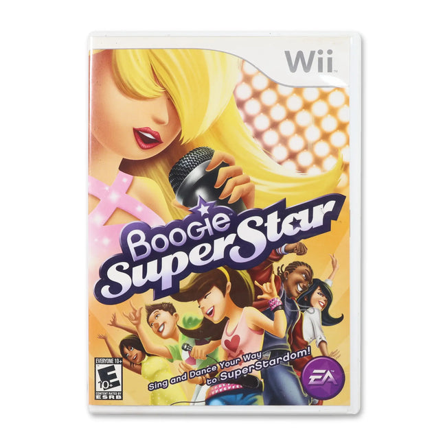 Boogie Superstar for Nintendo Wii - Case front cover - Complete in box or case and game.