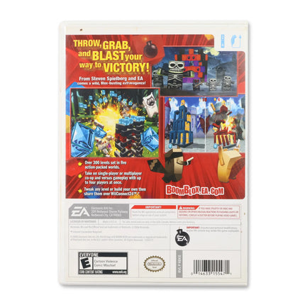 Boom Blox for Nintendo Wii - Case back cover - Product gallery.
