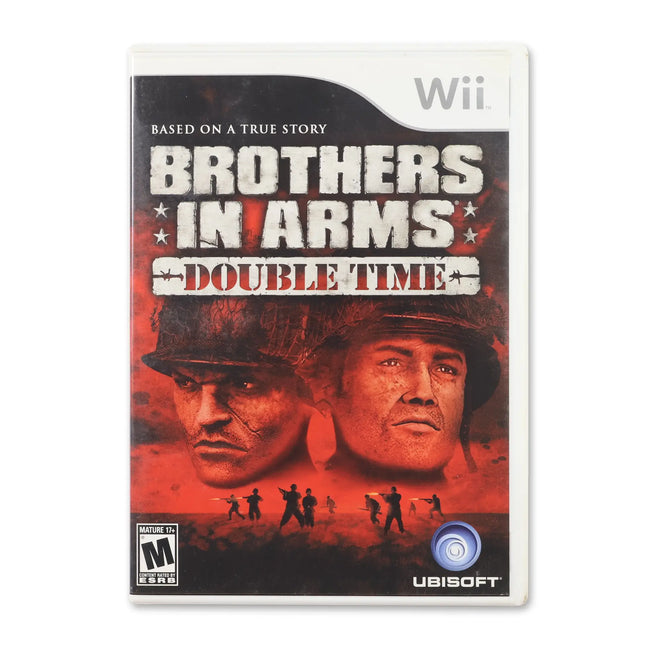 Brothers in Arms Double Time for Nintendo Wii - Case front cover - Complete in box or case and game.