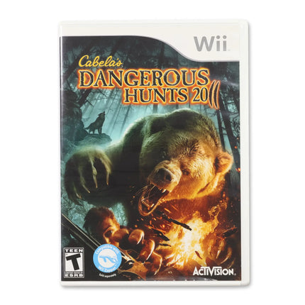 Cabela's Dangerous Hunts 2011 for Nintendo Wii - Case front cover - Complete in box or case and game.