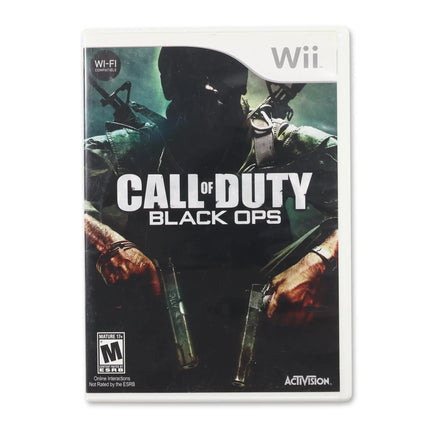 Call of Duty Black Ops for Nintendo Wii - Case front cover - Complete in box or case and game.