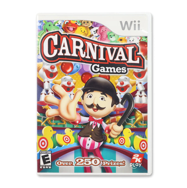 Carnival Games for Nintendo Wii - Case front cover - Complete in box or case and game.