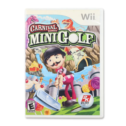 Carnival Games Mini Golf for Nintendo Wii - Case front cover - Complete in box or case and game.