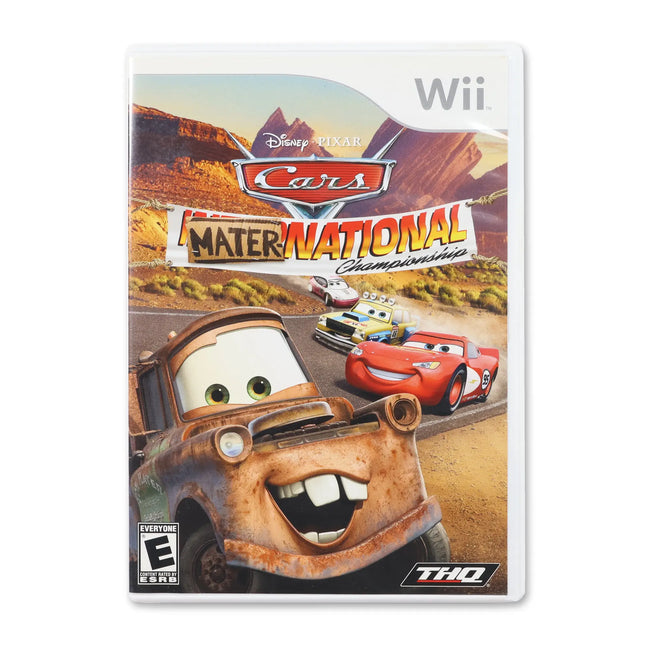 Cars Mater-National Championship for Nintendo Wii - Case front cover - Complete in box or case and game.