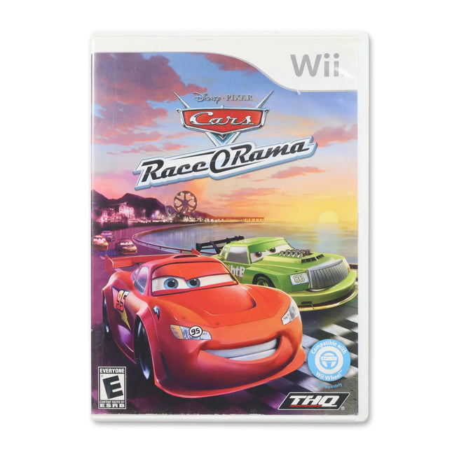Cars Race-O-Rama for Nintendo Wii - Case front cover - Complete in box or case and game.