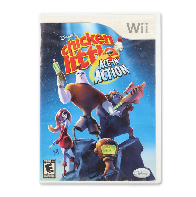 Chicken Little Ace In Action for Nintendo Wii - Case front cover - Complete in box or case and game.
