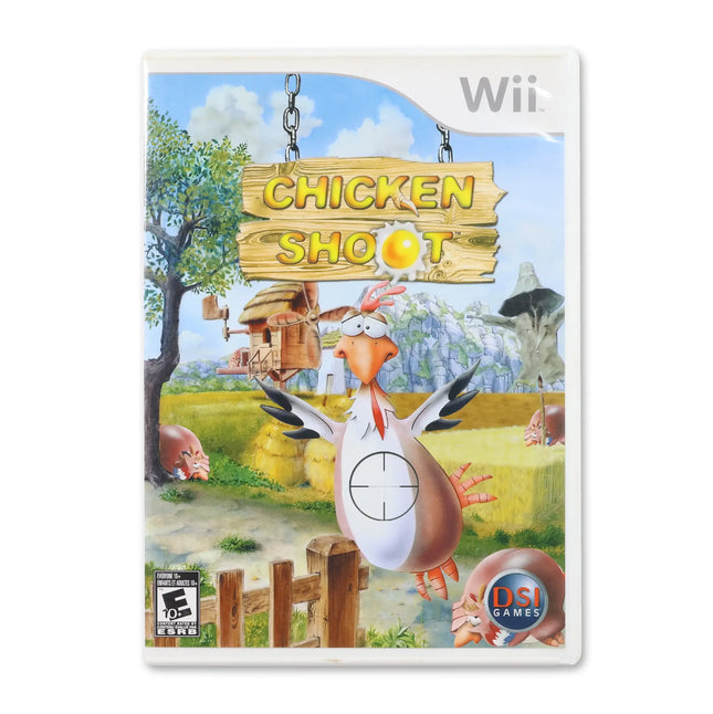 Chicken Shoot for Nintendo Wii - Case front cover - Complete in box or case and game.