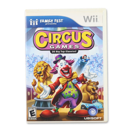 Circus Games for Nintendo Wii - Case front cover - Complete in box or case and game.