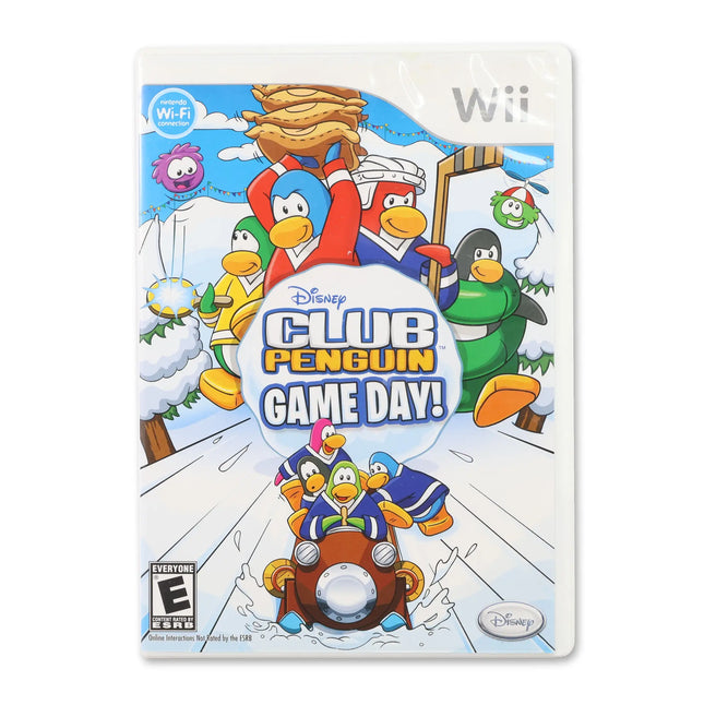 Club Penguin: Game Day for Nintendo Wii - Case front cover - Complete in box or case and game.