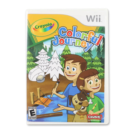 Crayola Colorful Journey for Nintendo Wii - Case front cover - Complete in box or case and game.
