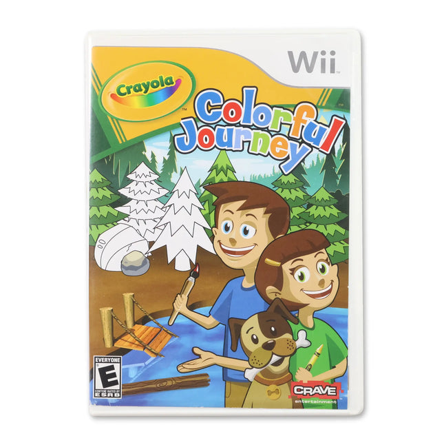Crayola Colorful Journey for Nintendo Wii - Case front cover - Complete in box or case and game.