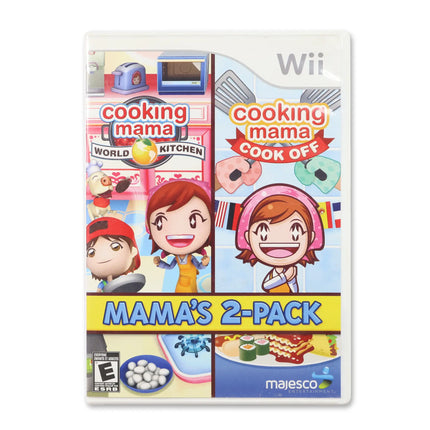 Cooking Mama 2 Pack for Nintendo Wii - Case front cover - Complete in box or case and game.
