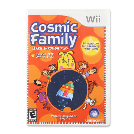 Cosmic Family for Nintendo Wii - Case front cover - Complete in box or case and game.